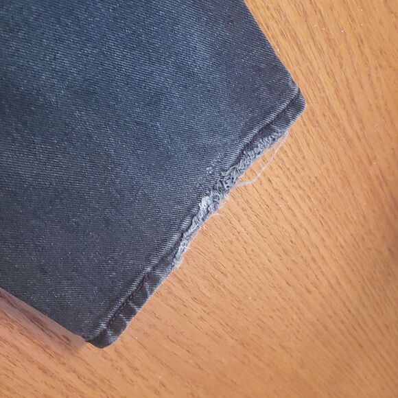 Slightly Distressed Vintage Mens Black Lee Jeans Sz 36" x 30" - Picture 4 of 8